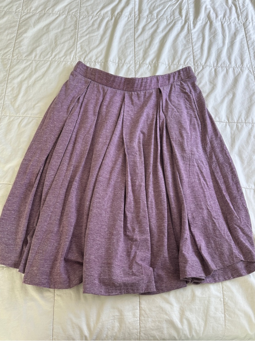 LuLaRoe Lavender Pleated Circle Skirt - bin 2